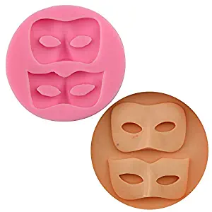 Clest F&H Mystery Mask Shape Silicone Cake Mold Candy Fondant Mold Decorating Tools