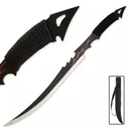 BladesUSA HK-1482 Series Red Flame Samurai Fantasy Sword