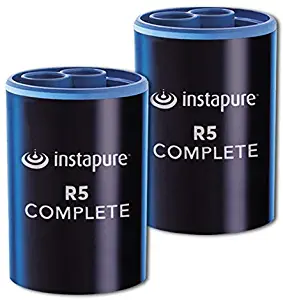 Instapure R5 COMPLETE Tap Water Filter (Twin Pack), Tested & Certified to ANSI/NSF 42 & 53 For the Reduction of Chlorine, Lead and Microbial Cysts, Fits Instapure F5 and F2 Systems