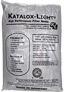 Katalox Light KL-10 KL Advanced Filter Media for Iron, Manganese, and Hydrogen Sulfide Removal - 1.5 cu.ft