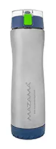 Mazama Double Wall Vacuum Insulated Stainless Steel Sports Water Bottle 20oz - Hydro - Liquid Flask Filter Compatible/Dishwasher Safe with Flip-Top - BPA Free - Fits Standard-Sized Cupholders