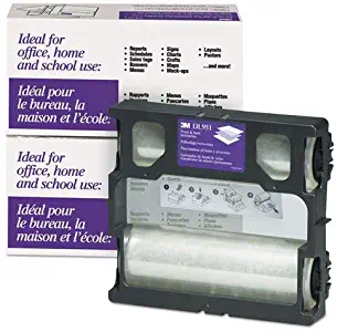 3M Scotch DL951 Glossy Refill Rolls for Heat-Free Laminating Machines,100 ft.