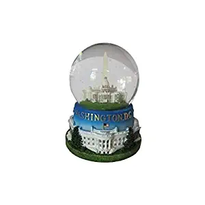 President Souvenirs Famous Building of Washington, D.C. Musical Snow Globe