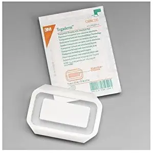 3M tegaderm +Pad Transparent Dressing with Absorbent Pad - 2 3/8" X 4" Dressing, 1" X 2 3/8" Pad - Box