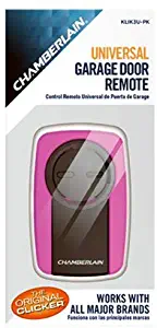 Clicker Pink Universal Garage Door Remote