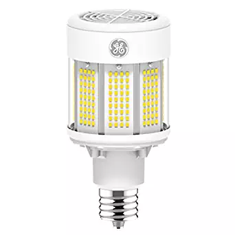 GE 22611 ED37 LED Lamp, Clear, 4000K (Daylight White), Mogul Base, 70 CRI, DLC, UL, 50,000 Year Lifespan