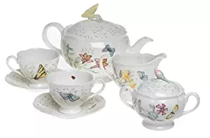 Lenox Butterfly Meadow 8-Piece Tea Set, Service for 2