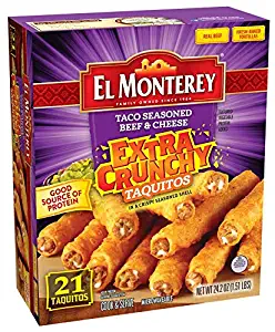 El Monterey Taco Beef Taquito, 24.2 oz (frozen)