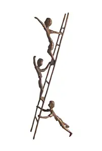 Danya B ZD6720 Children on a Ladder H:14 Inch
