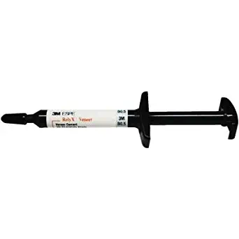 3M ESPE 7614B0.5 RelyX Veneer Cement Syringe, Shade B0.5/White