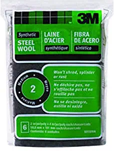 3M 10116 Synthetic Steel Wool, Medium