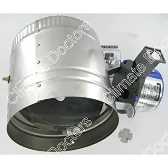 Field Controls GVD-7PL 7" Automatic Vent Damper for 24v Gas Systems Does NOT Include Wiring Harness