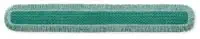 Rubbermaid Commercial Products Q460GRE 60 in. Microfiber Dry Dusting Mop Heads With Fringe - Green