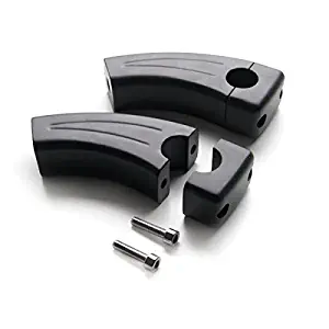 Krator 3.5" Black Bike Handlebar Pullback Risers 7/8" For Kawasaki Ninja EX 500 500R