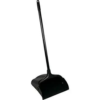 Rubbermaid Commercial Executive Series Lobby Pro Dustpan with Long Handle, Black (FG253100BLA)