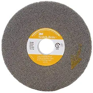 3M Scotch-Brite 7S Fin Light Deburring Wheel Fine Silicon Carbide 6" x1x1 LD-WL