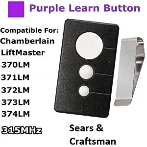 Sears Craftsman 3 Button Garage Door Opener remote transmitter HBW2028 315mhz