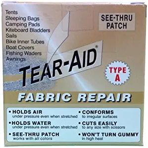 Tear-Aid Repair Type A Fabric Repair Kit (2 Pack), 3 x 5'