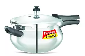 Prestige Deluxe Stainless Steel Handi Cooker, 4.5 Liters