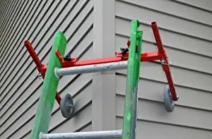 Ladder Stand-off/Stabilizer Corner Buddy, Equipped with Wheels