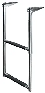 JIF Marine DMX2 Telescoping Drop Stainless Steel Ladder, 2-Step by JIF Marine