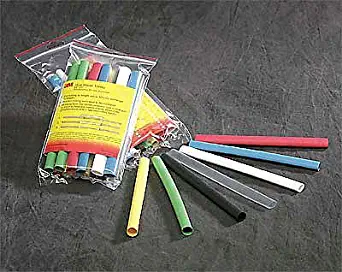 3M 4 ft. Thin Wall Heat Shrink Tubing, Flexible Polyolefin, Shrink Ratio 3:1 - pkg. of 250