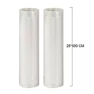 2 Rolls/lot Vaccum Bags for Food 12/15/17/20/22/25 * 500CM for Vacuum Sealer Machine Packing Packer Container Food Bag Sous Vide