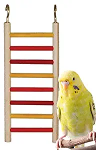 Parrot Wood Bird Toy Ladder Parakeets Toys cage Cages Cockatiel Canaries Finches