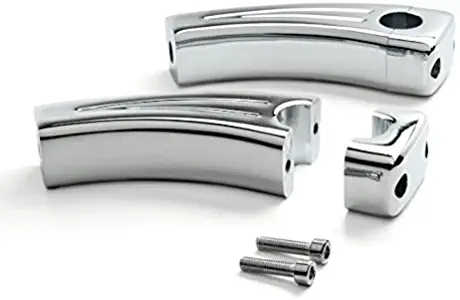 Krator 4.5" Chrome Bike Handlebar Pullback Risers 7/8" For Kawasaki Ninja EX 500 500R