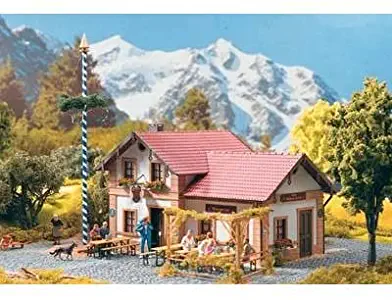 PIKO G SCALE MODEL TRAIN BUILDINGS - BEER GARDEN CAFE & INN - 62022