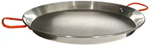 Garcima 26-Inch Carbon Steel Paella Pan, 65cm