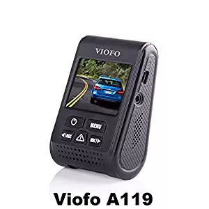 Viofo A119 1440P 30fps Car Dash Camera (V2 Model) + 90 Degree miniUSB Adapter