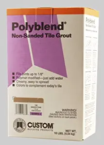 Polyblend Non-Sanded Colored Tile Grout Dry Sandstone