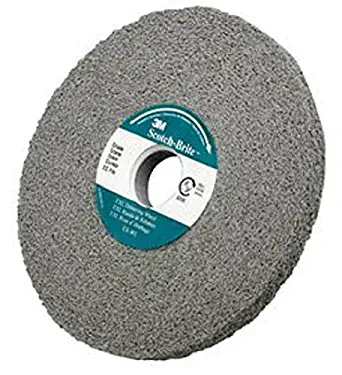 Scotch-Brite(TM) EXL Non-Woven Deburring Wheel, Silicon Carbide, 6000 RPM, 6 Inch x 1/2 Inch x 1 Inch, 8S Fine Grit (Pack of 1)