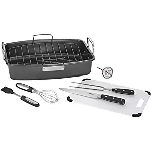 Cuisinart ASR-1713HPS 8-piece Ovenware Nonstick Roasting Set, Steel