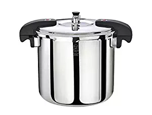 Buffalo QCP415 15-Quart Stainless Steel Pressure Cooker [Classic series]