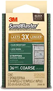 3M Paint Stripping Sanding Sponge, Coarse Grit