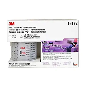3M 16172 PPS Starter Kit, (Pack of 6) (Standard Size 22 fl. oz. 6-Pack Lid and Liner, 1 Cup and Collar with 200 Micron Filters) by PPS