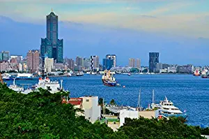 Home Comforts Peel-n-Stick Poster of 85 Building Ship Harbor Kaohsiung Ferry Terminal Vivid Imagery Poster 24 x 16 Adhesive Sticker Poster Print