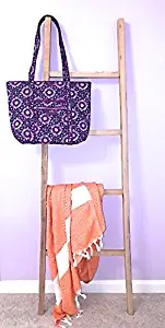 Rustic, Tapered, Decorative Wood Ladder – Extra Wide for Towel / Blanket Ladder / Versatile Décor Piece. 58” H x 18.5” W x 1.75” D. 100% Handmade in U.S.A.