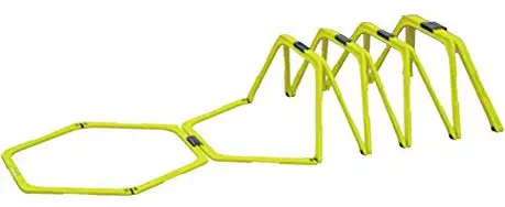 Xtreme Monkey Hexagonal Agility Rings - Agility Hurdles for Speed and Agility Training - Durable Training Hurdles for Speed Training