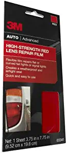 3M High Strength Lens Repair Film Red, 03341, 3.75 in x 7.75 in