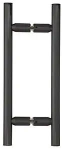 CRL LP8X8MBL Matte Black 8" Ladder Style Back-to-Back Pull Handles