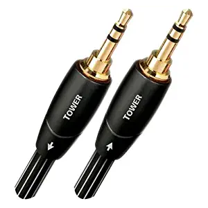 AudioQuest Tower 2m 3.5mm to 3.5mm Analog Audio Interconnect Cable - Black