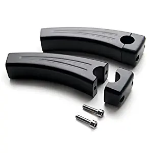 Krator 5.5" Black Bike Handlebar Pullback Risers 7/8" For Kawasaki Ninja EX 500 500R