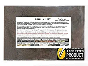 Finally Hair Fibers Refill Bag - 56 Grams of Premium Hair Loss Concealer in a Refill Bag (Light Brown)