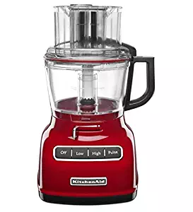 KitchenAid 9-Cup Wide Mouth Food Processor RKFP0930er Large Exact Slice Red (Certified Refurbished)