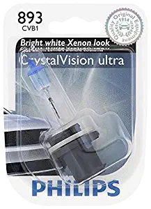 Philips 893CVB1 CrystalVision ultra Bright White Fog Bulb, 1 Pack