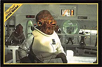 Admiral Ackbar trading card gaming Star Wars Trivial Pursuit 1997#327
