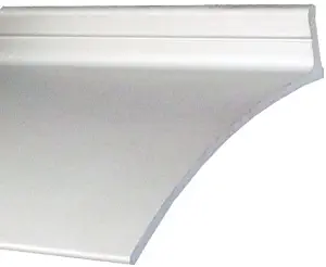 Pemko Aluminum Door Bottoms Overhead Rain Top Drip, Clear Anodized, 2-1/2”W x 52"L x 5/8”H - 346C52